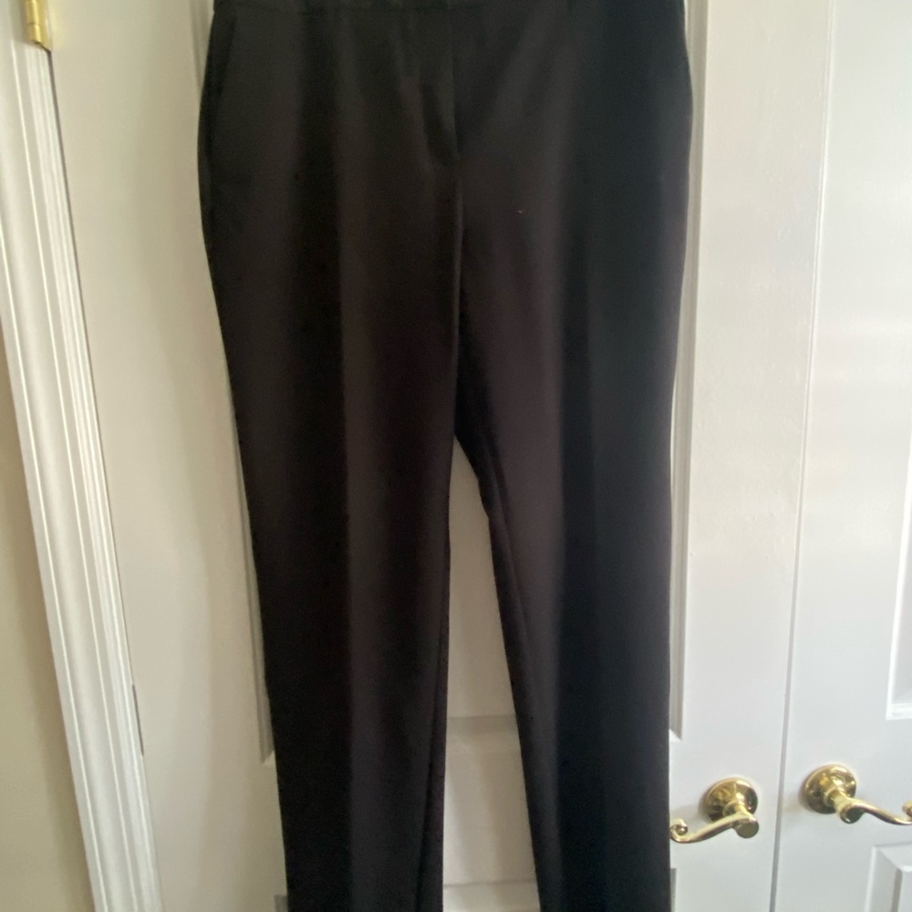 Jaclyn Smith Classic Black Straight Leg Pants